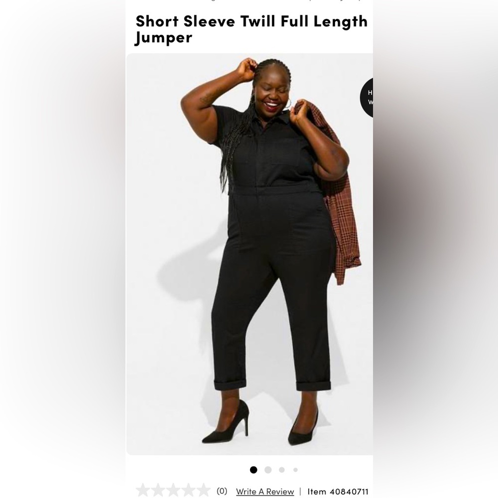 Torrid Full Length Black Jumpsuit